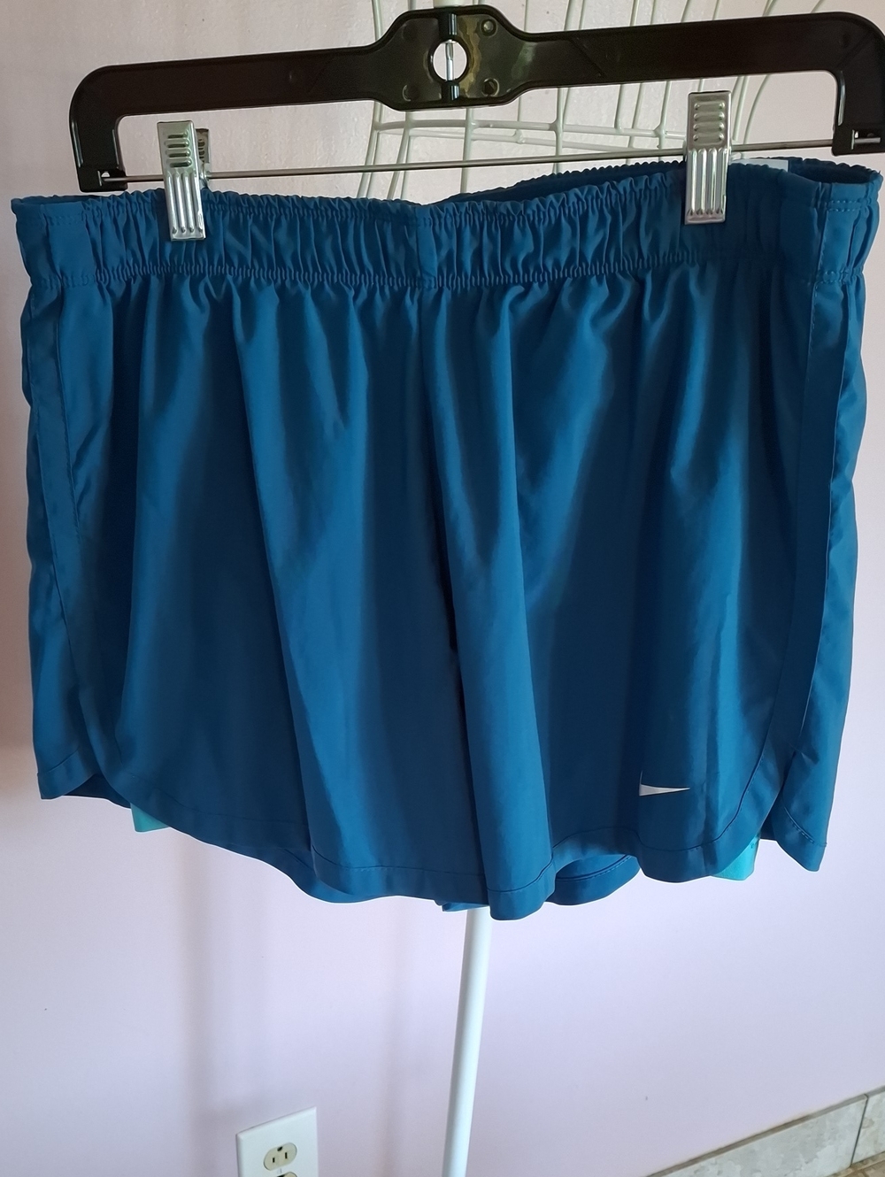 Nike Teal/Blue Women's Athletic Shorts